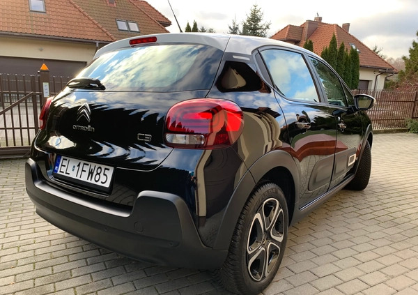 Citroen C3 cena 52500 przebieg: 29590, rok produkcji 2021 z Mrągowo małe 436